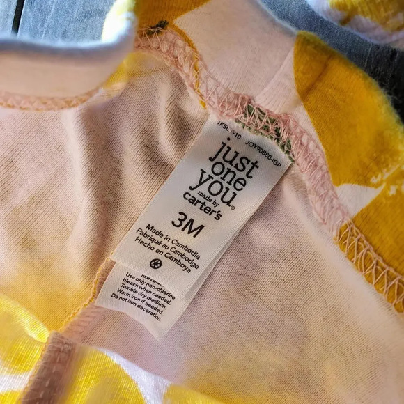 Just One You Made By Carter's Lemon Newborn Baby Bundle Size NB & 3M - Picture 11 of 11